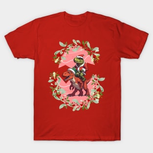 Dinosaurs Santa T-Shirt